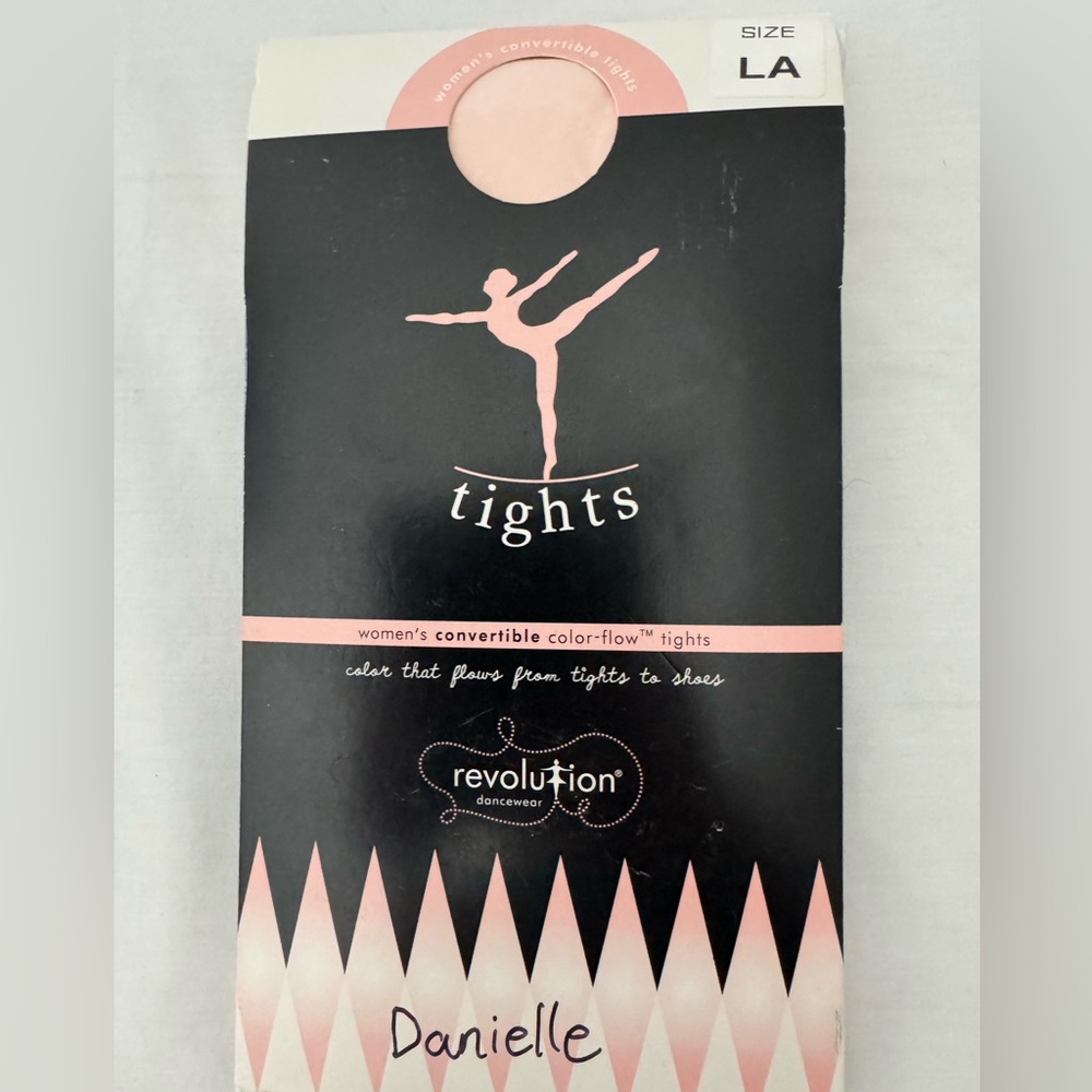 revolution dancewear convertible color‎ flow Pink tights LA